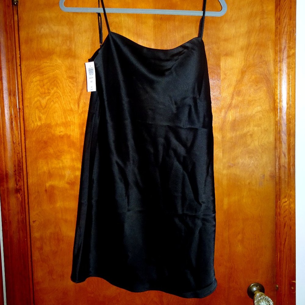 Aritzia- mini  satin slip dress (size small)